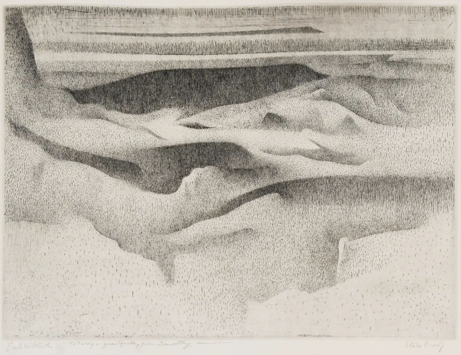 abstract print by Earl Stroh