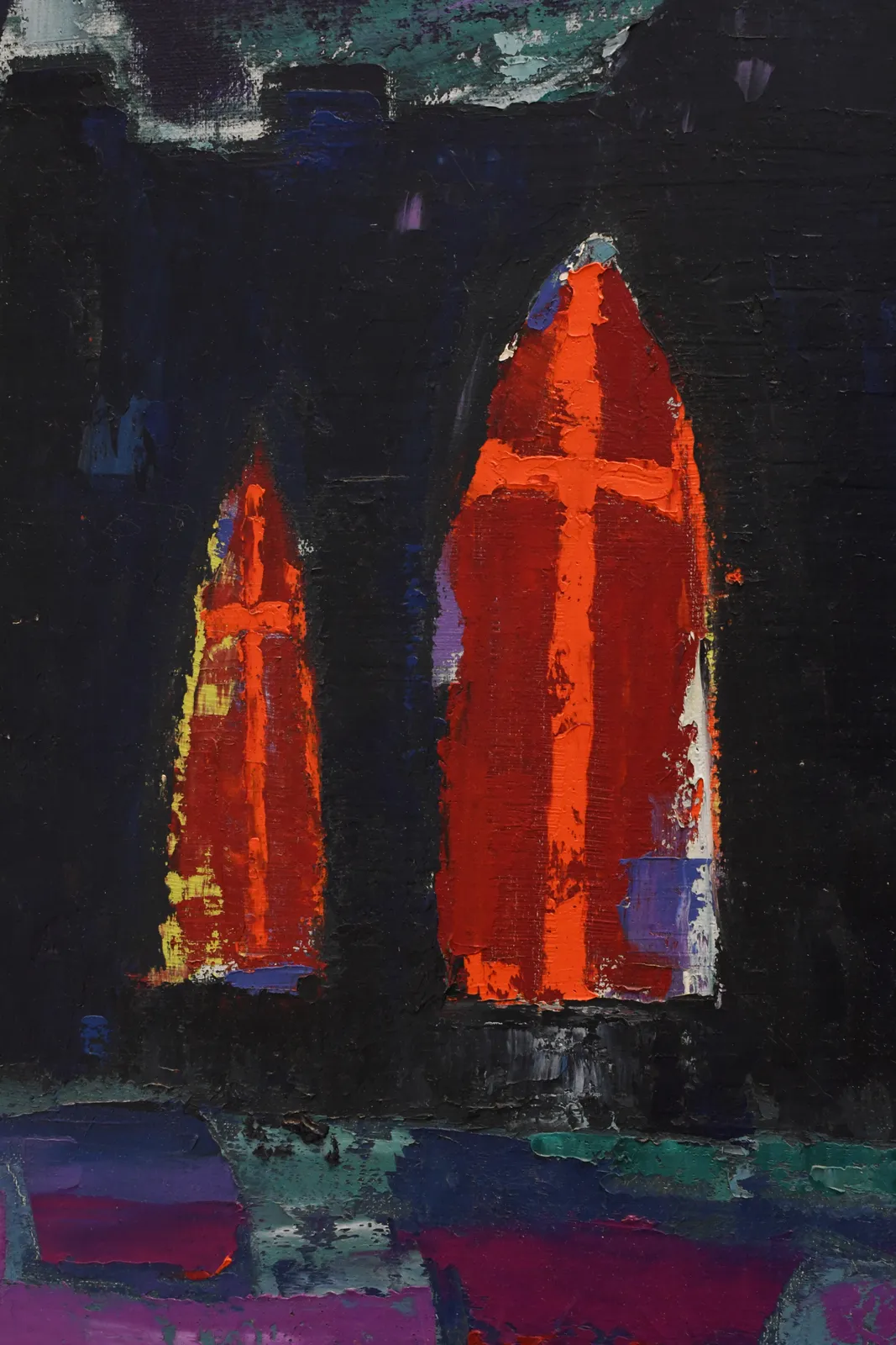 oil painting by John De Puy