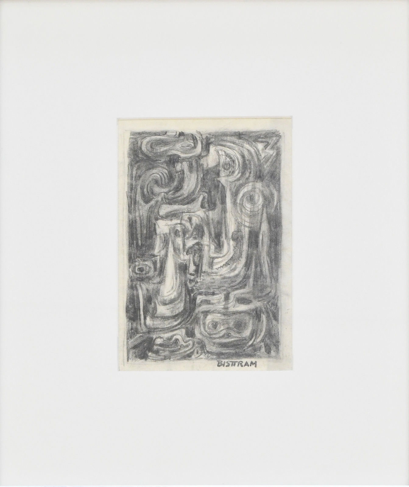 abstract drawing by Emil Bisttram