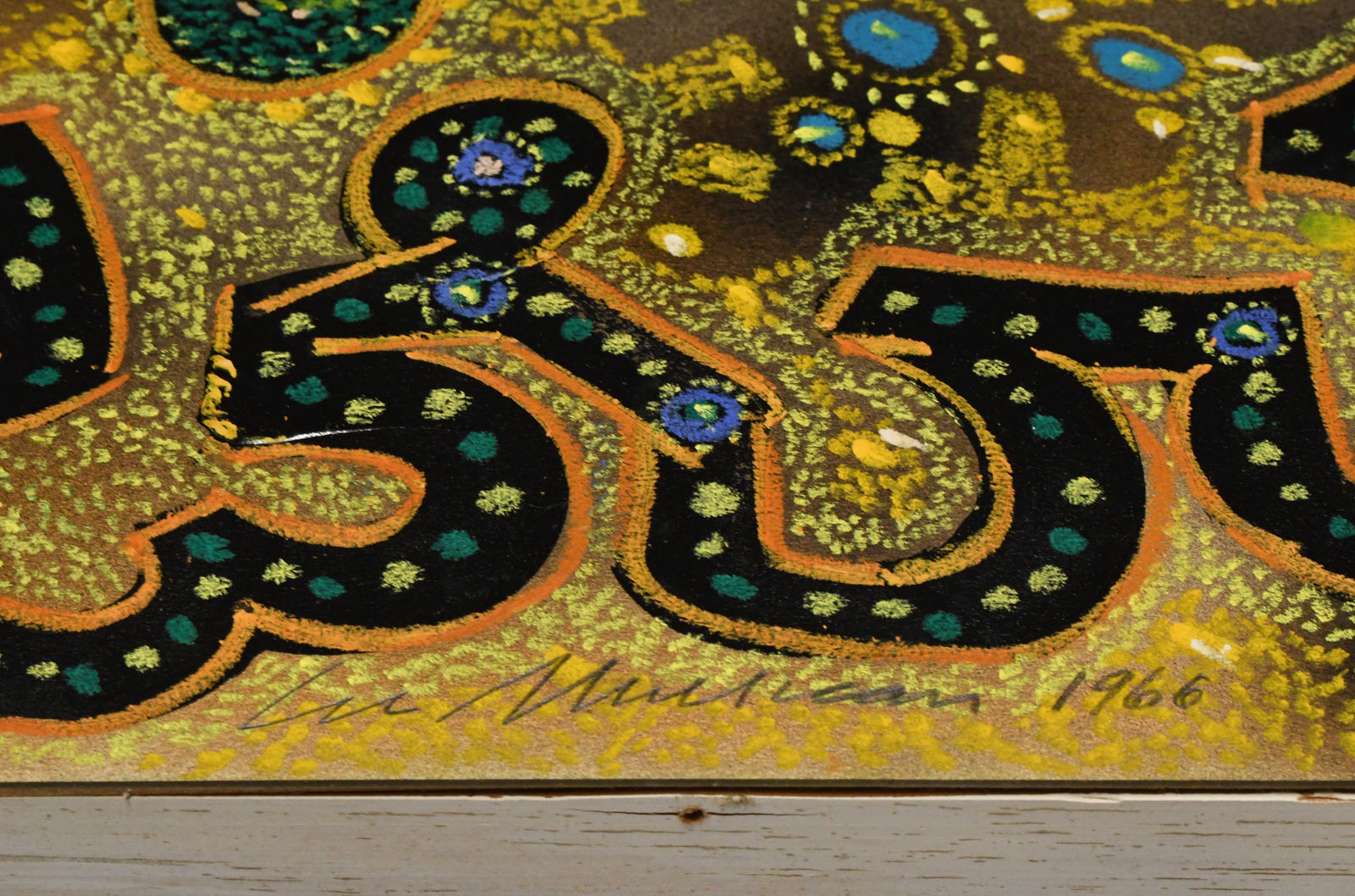 Lee Mullican, Untitled Yellow, c. 1966