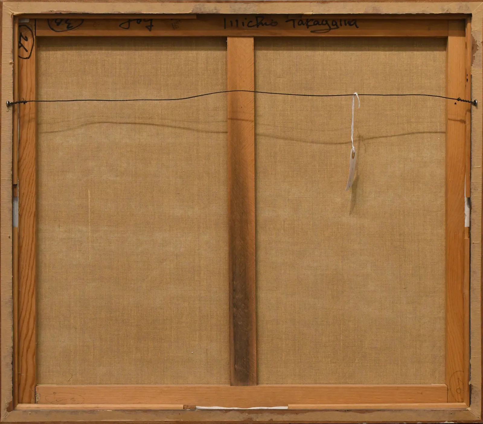 abstract oil painting by Michio Takayama