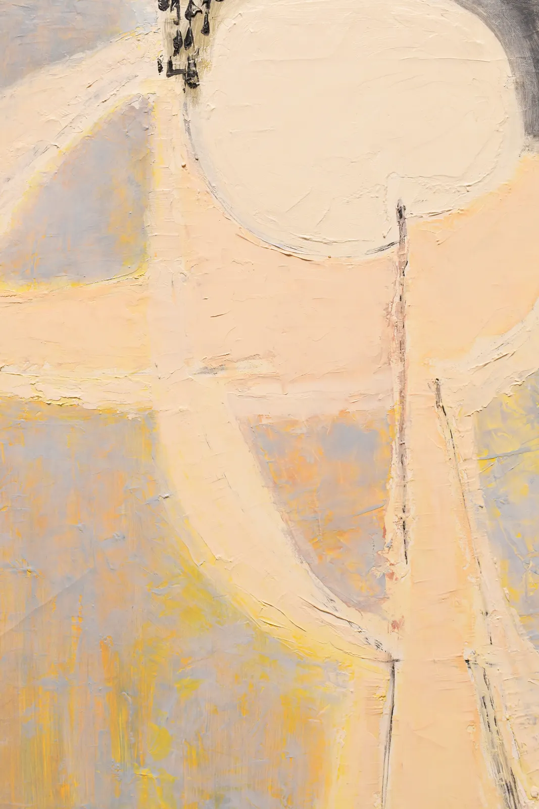 abstract oil painting by Michio Takayama