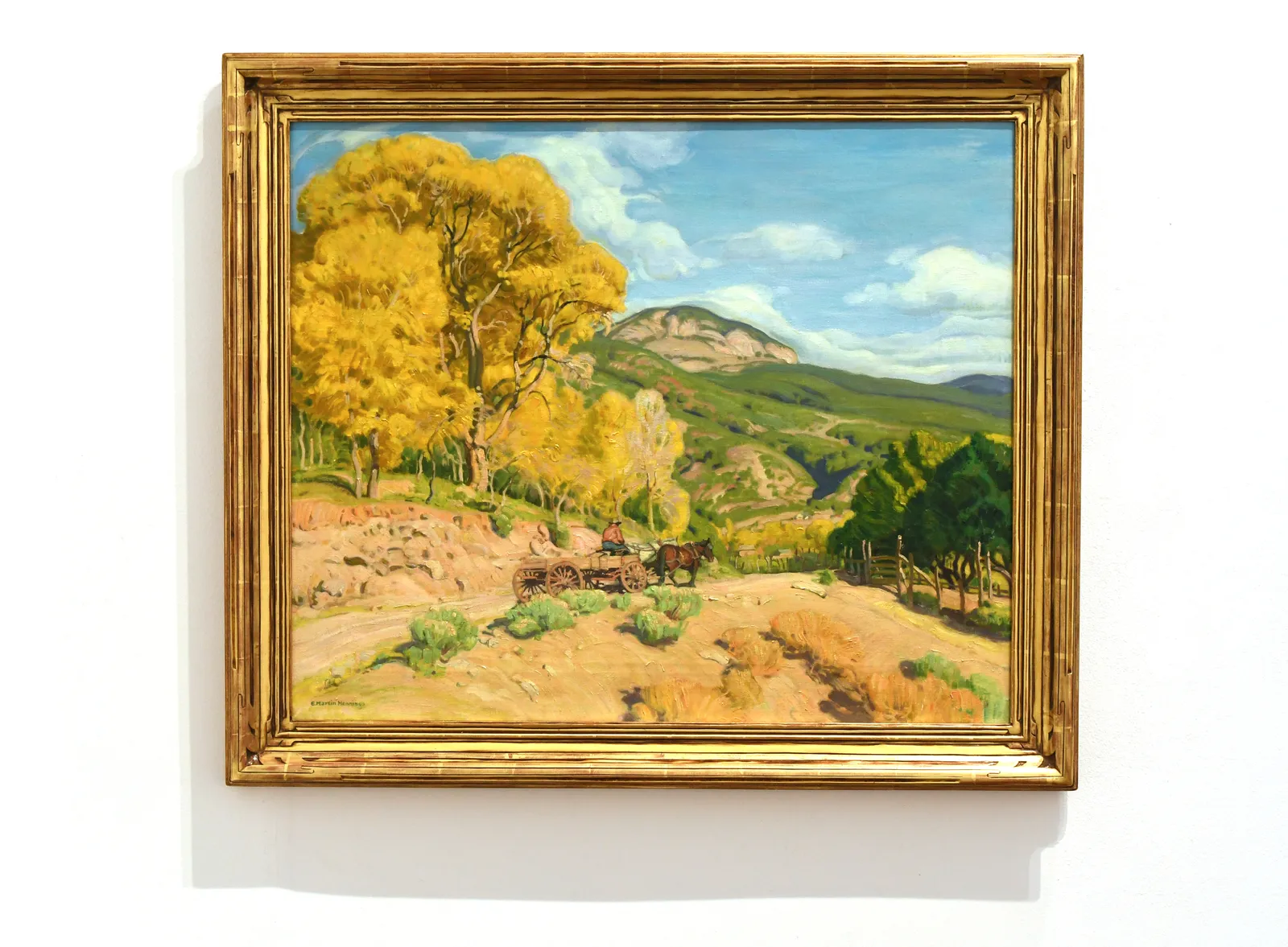 oil painting by e Martin Hennings