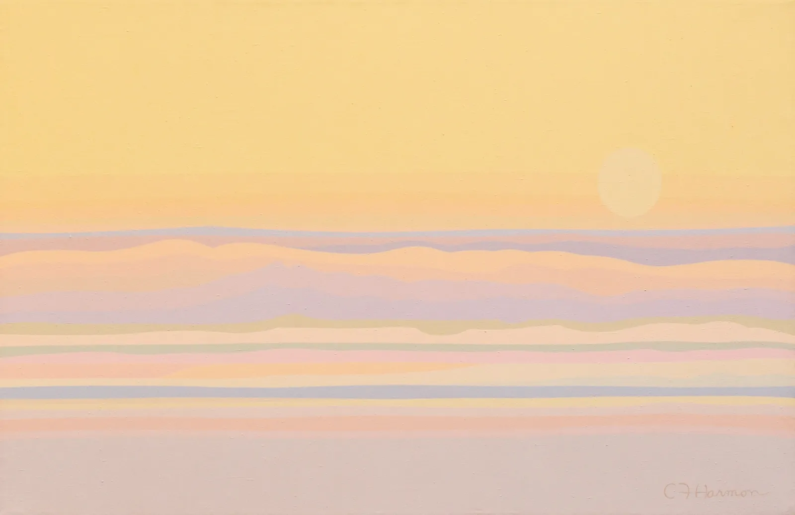 oil painting by Cliff Harmon