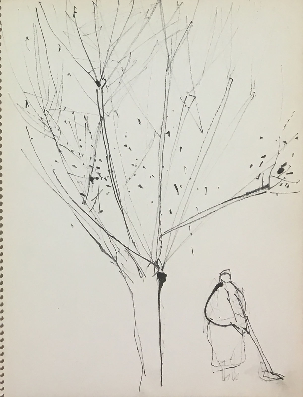 Michio Takayama, Tree with Figure