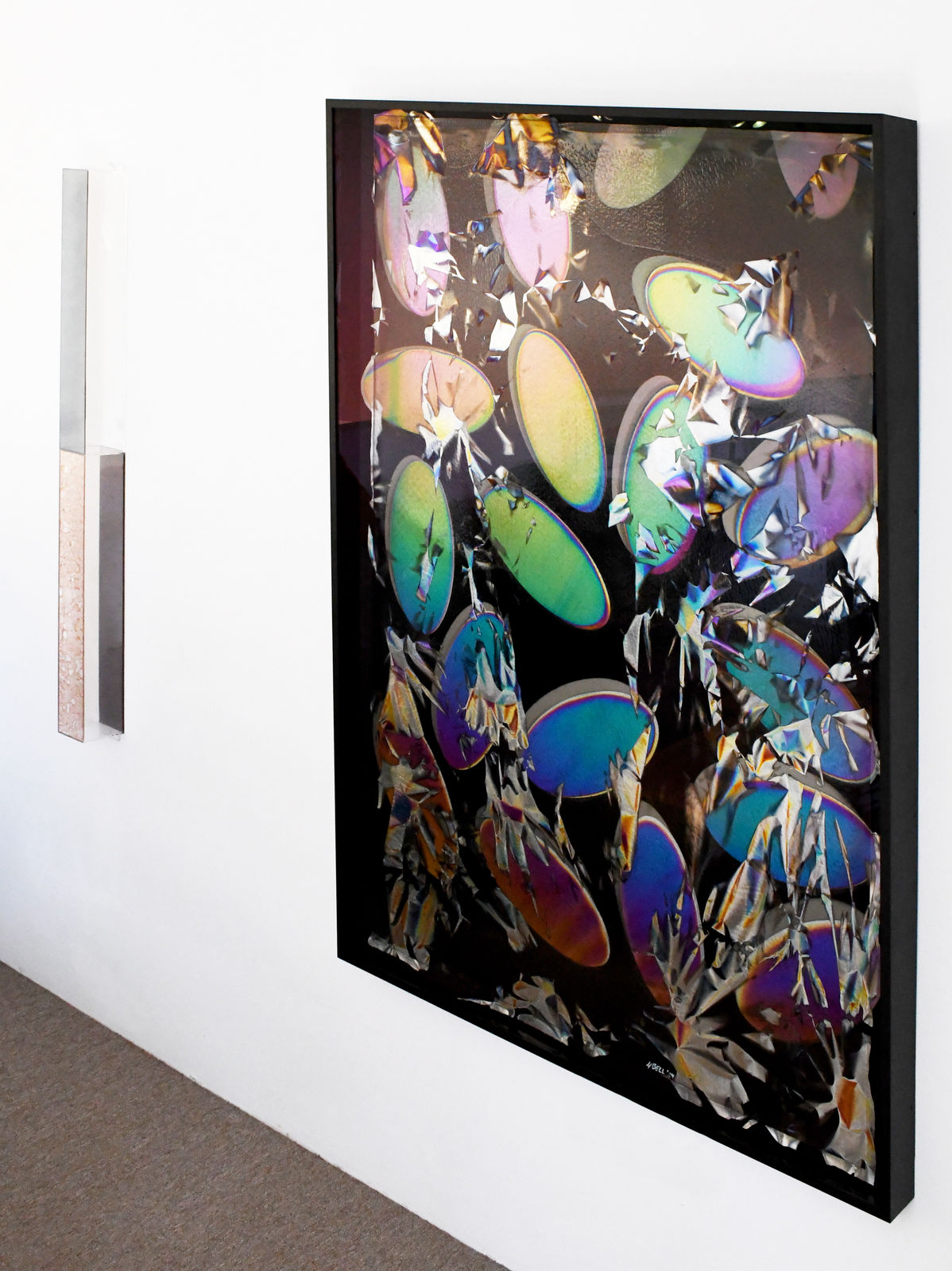 Larry Bell vapor drawing