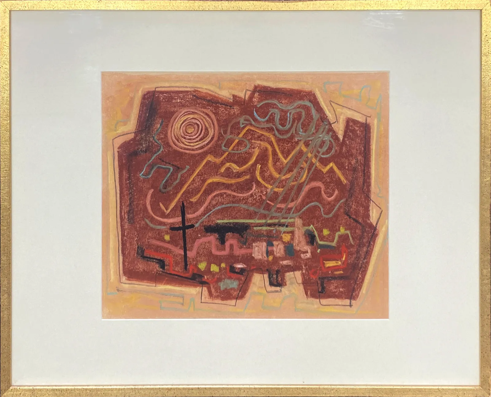 drawing by Emil Bisttram