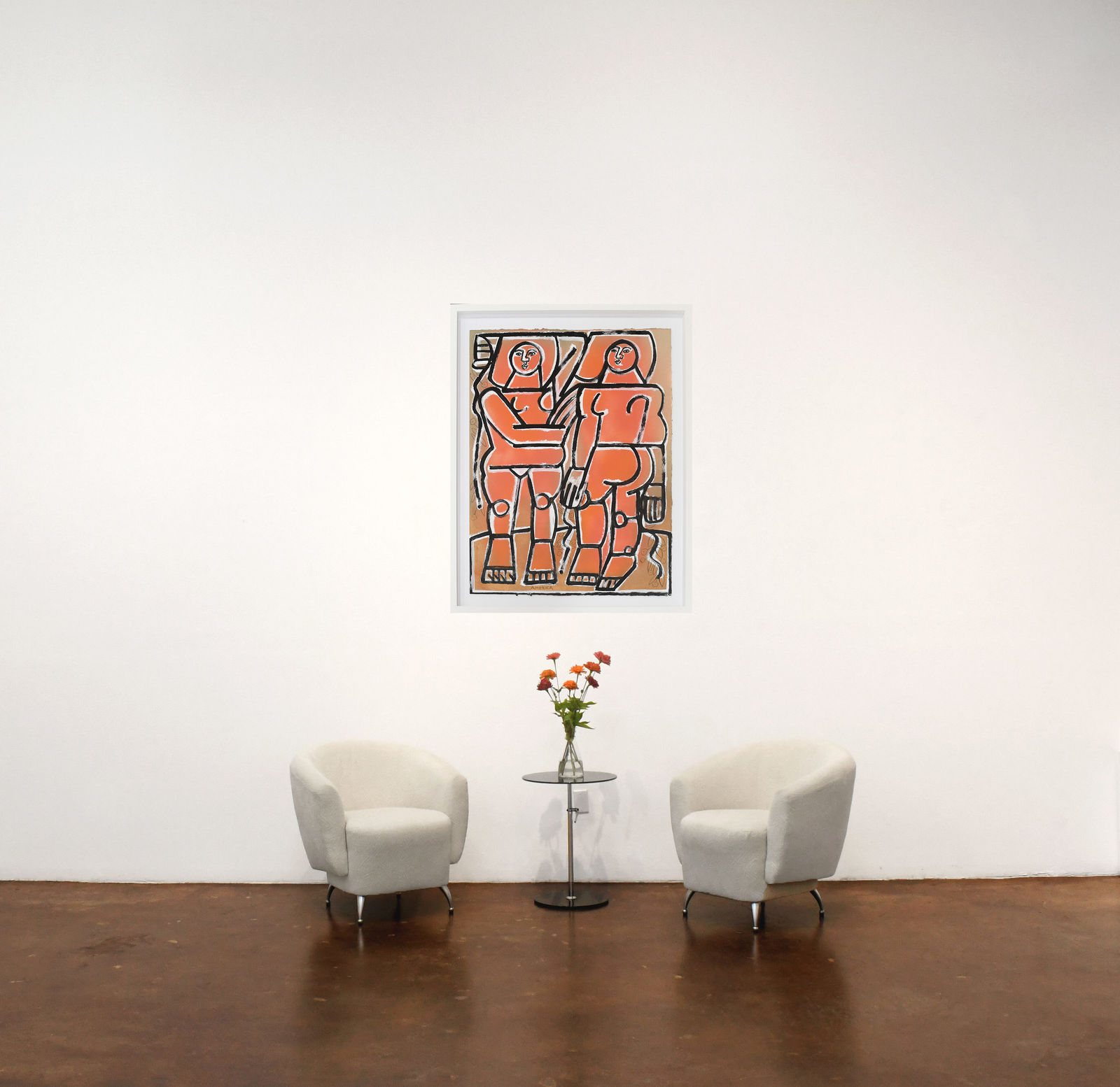 America Martin figure painting