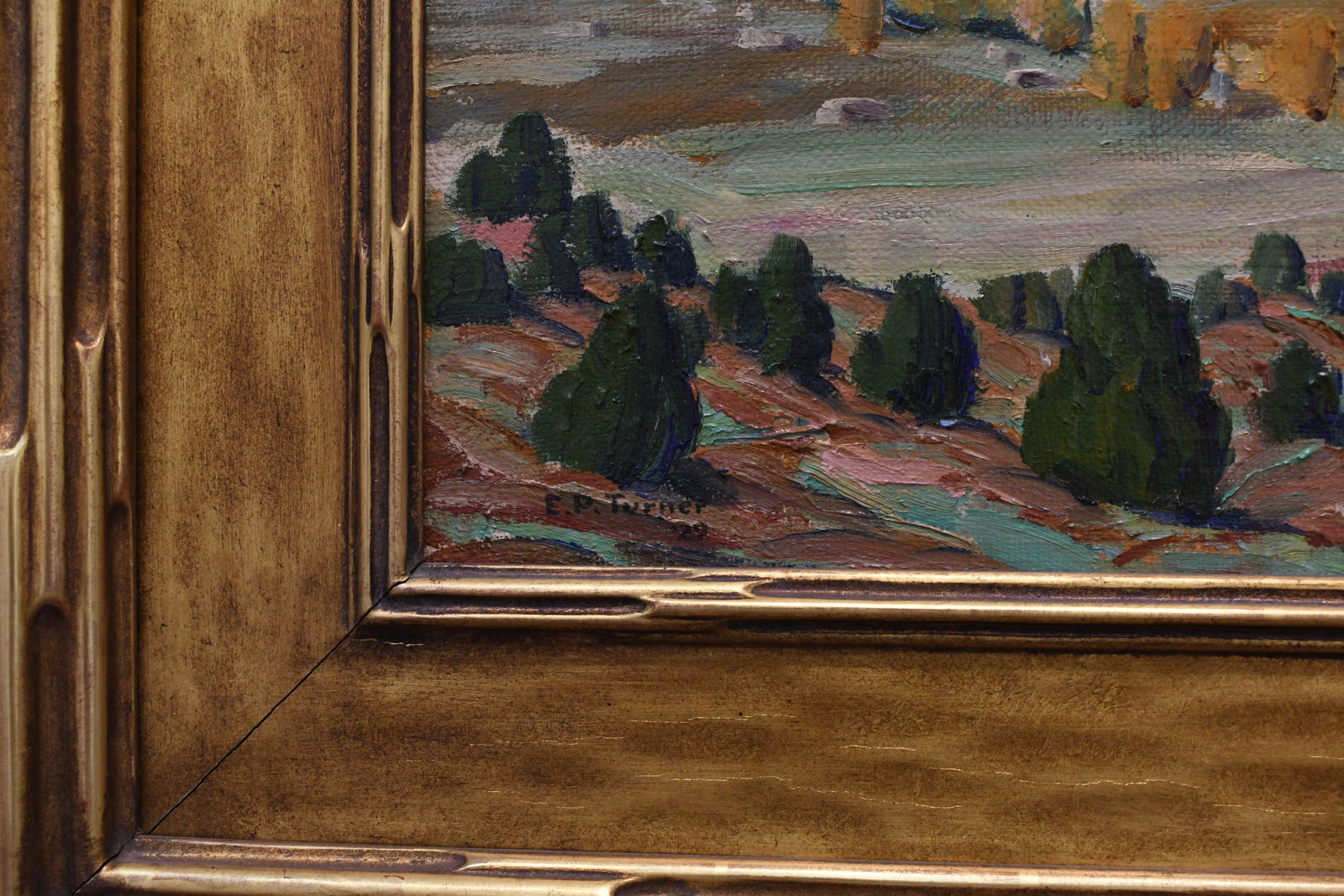 oil painting by Elmer Page Turner