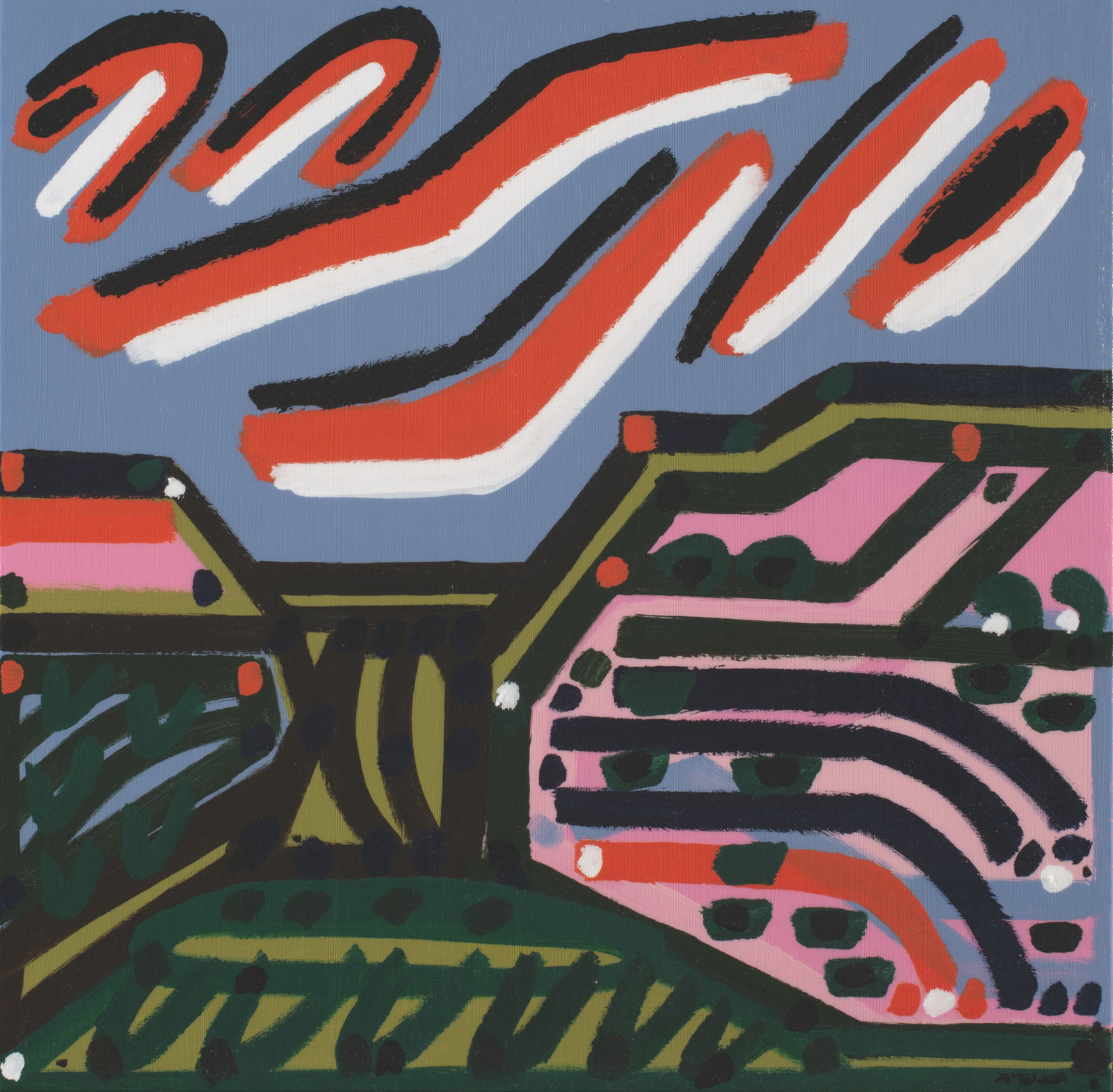 America Martin, Meadow in The Canyon, 2019