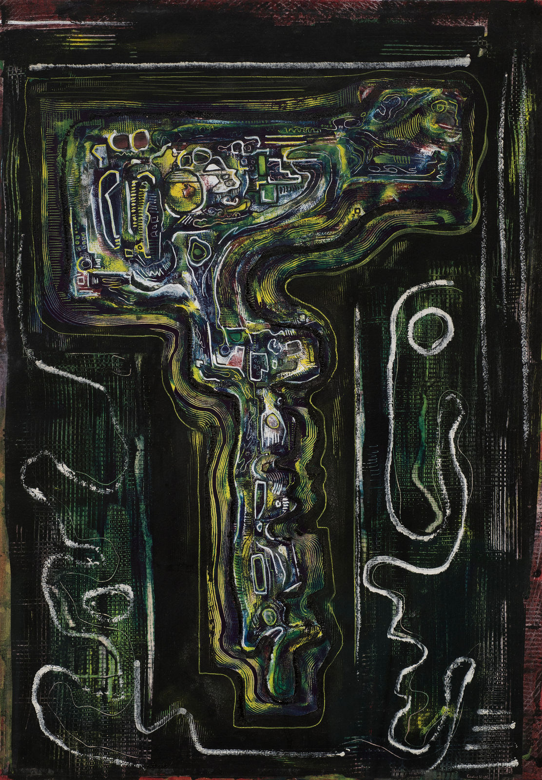 Cady Wells, Primordial Calligraphy, 1946