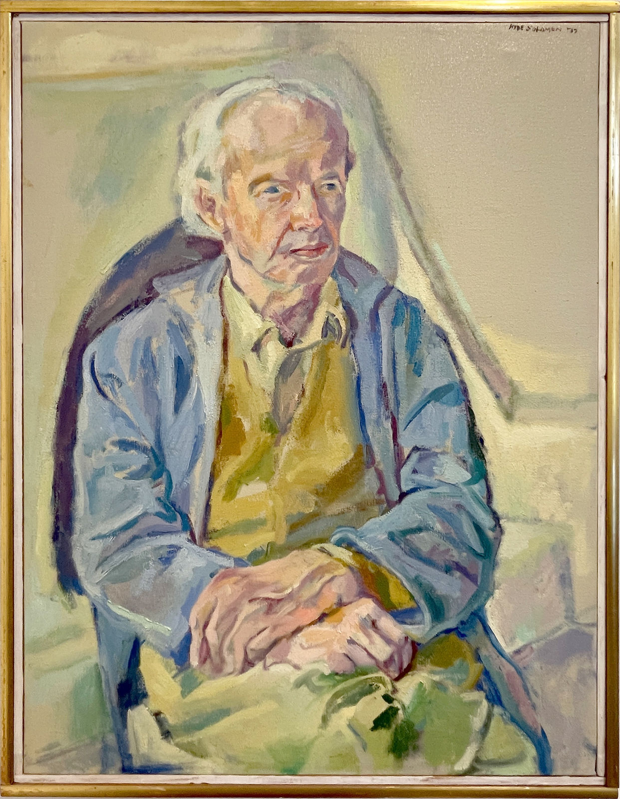 Hyde Solomon, Portrait of Andrew Dasburg, 1979