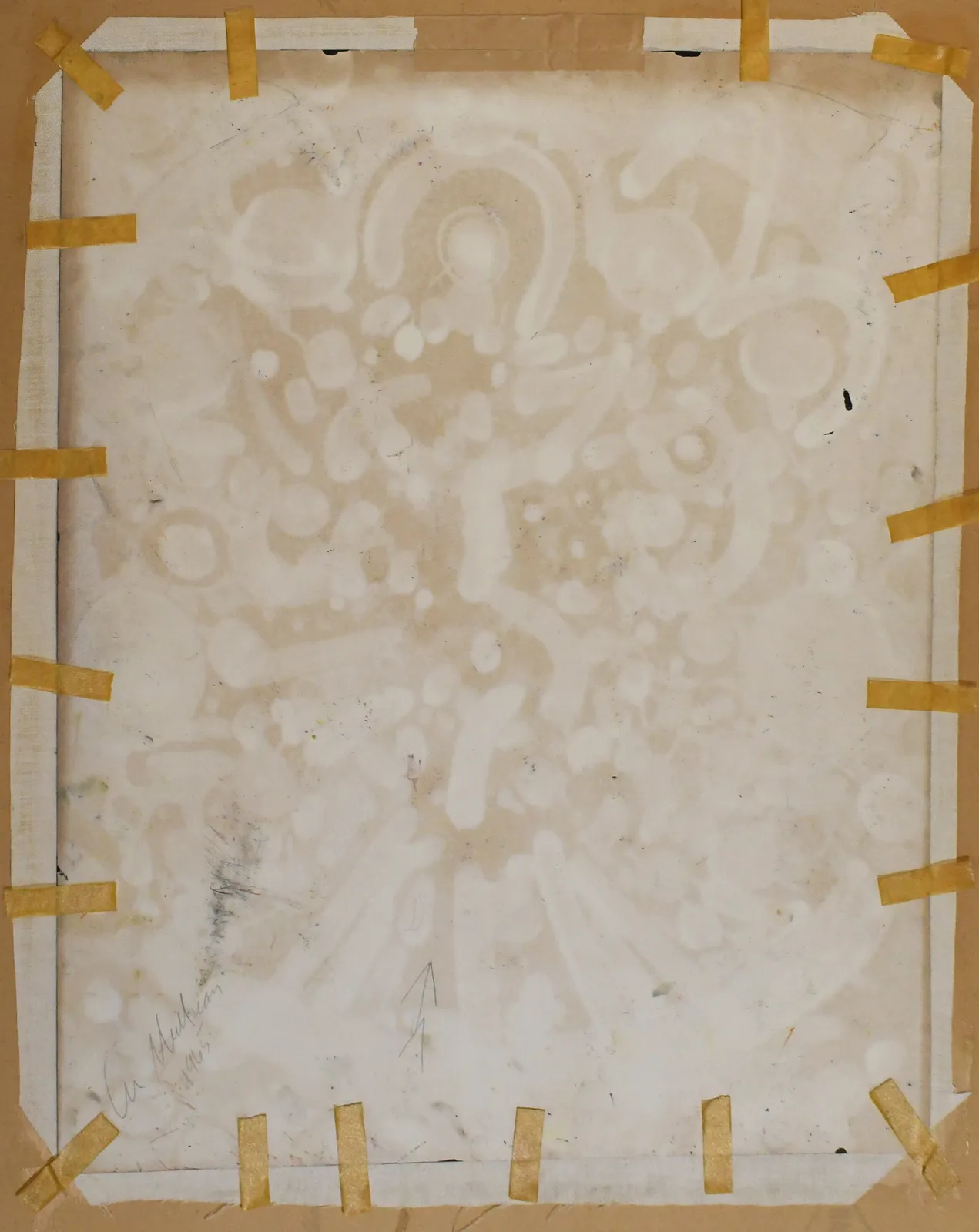 Lee Mullican, Untitled Blue, c. 1960