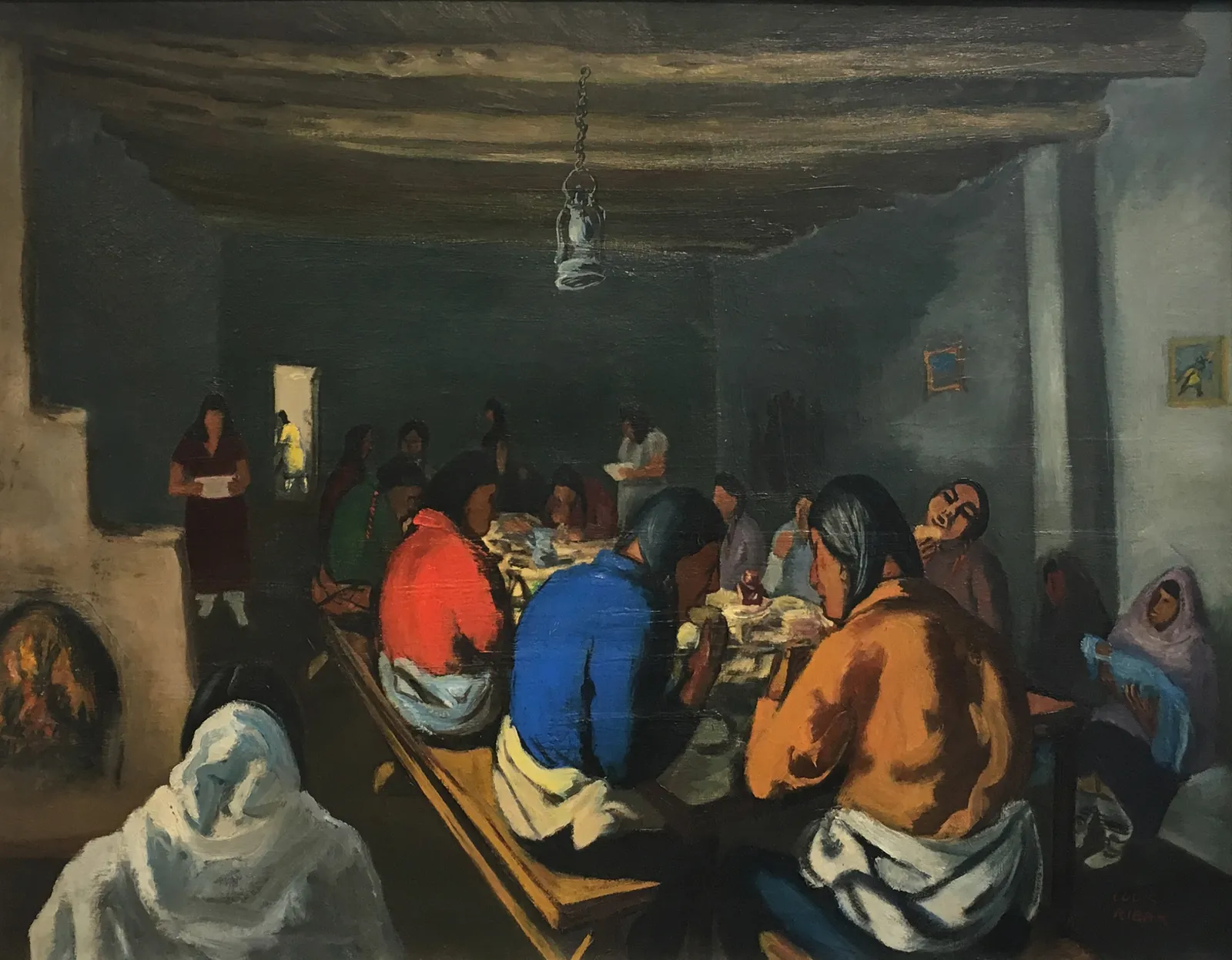 Louis Ribak, Taos Pueblo Feast Day, ca. 1940s