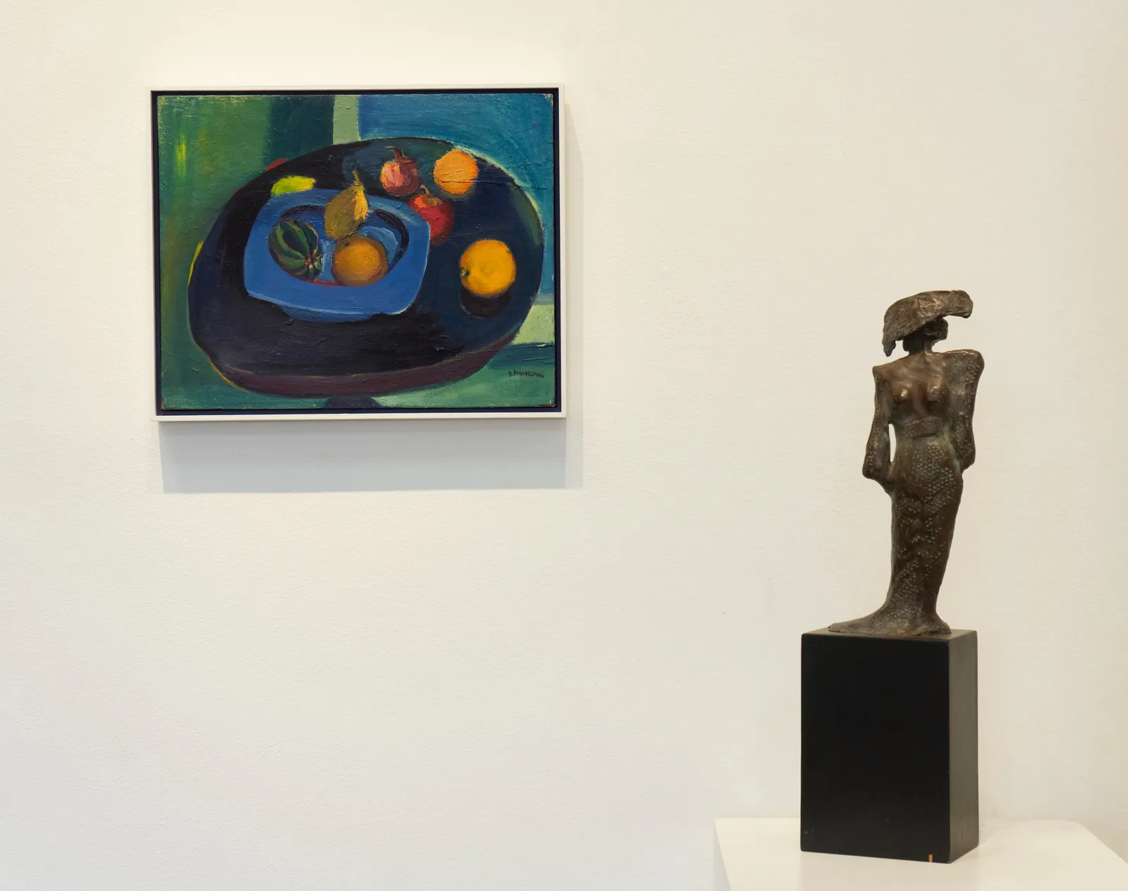 Beatrice Mandelman, Untitled Still Life with Blue Bowl, ca. 1945