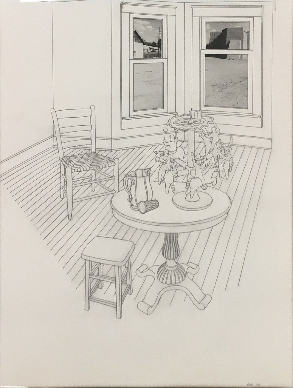 Robert M. Ellis, Bay Window - Ranchos Church, 1976