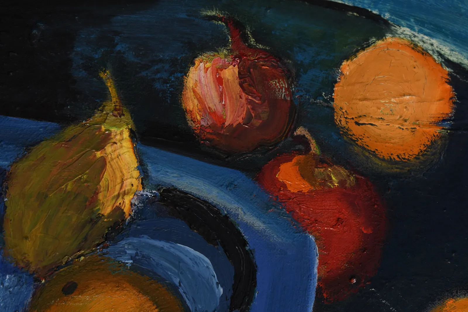 Beatrice Mandelman, Untitled Still Life with Blue Bowl, ca. 1945