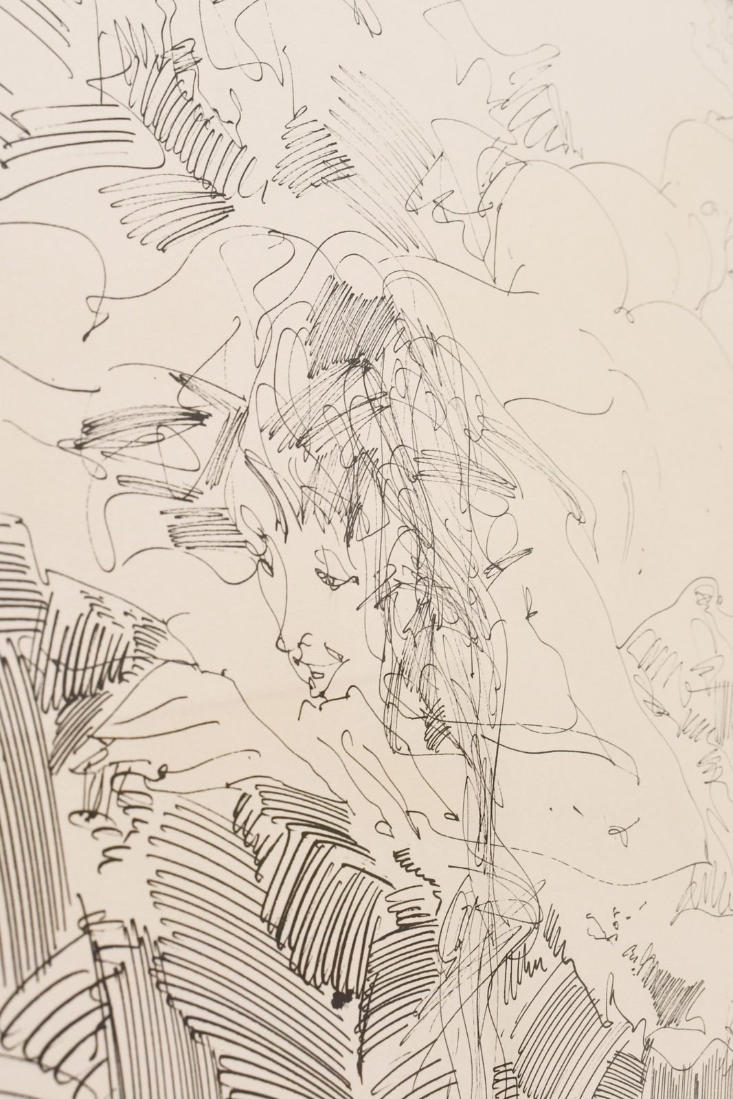 abstract drawing by John Altoon