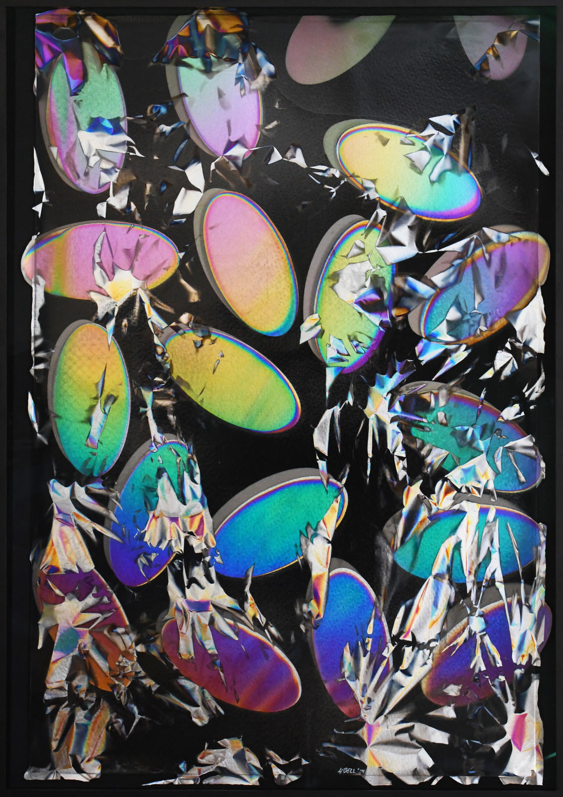 Larry Bell vapor drawing