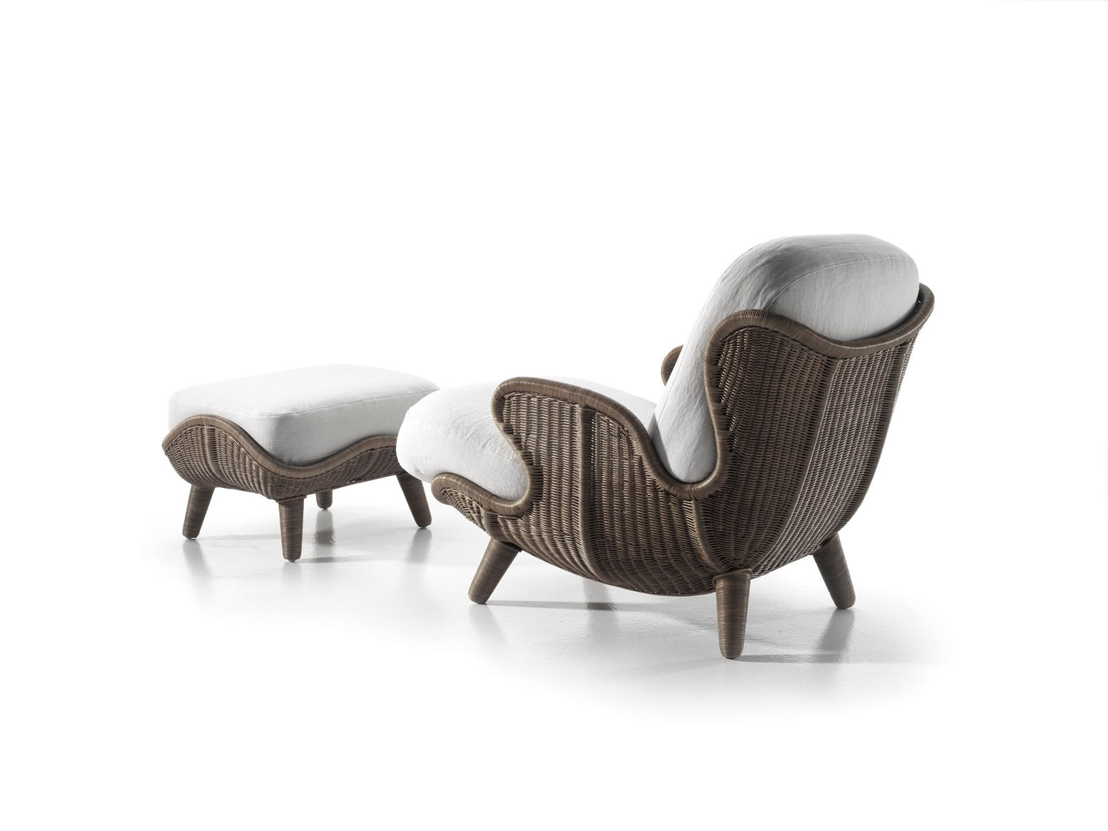 Mattia Bonetti, Siesta Lounge Chair & Ottoman, 2010