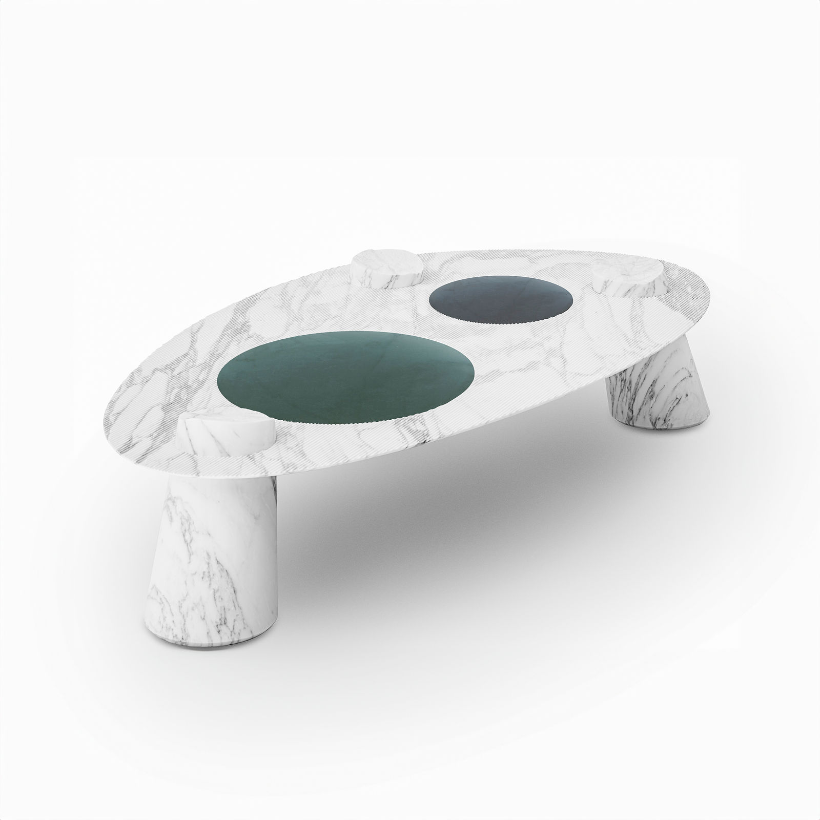Emmanuel Babled, Roho Marble Coffee Table, 2024