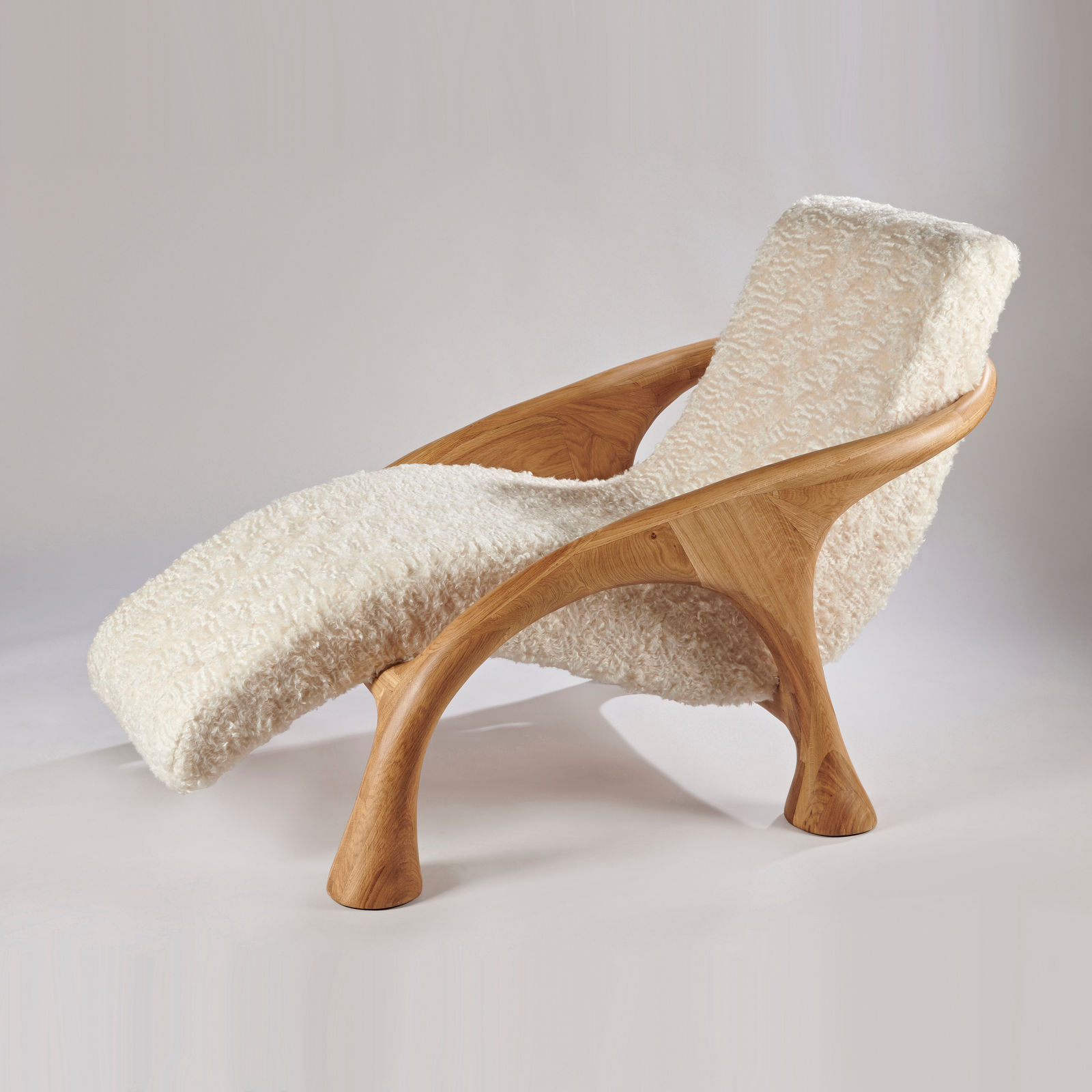 Saccomanno-Dayot, Yaka Oak Lounge Chair, 2018