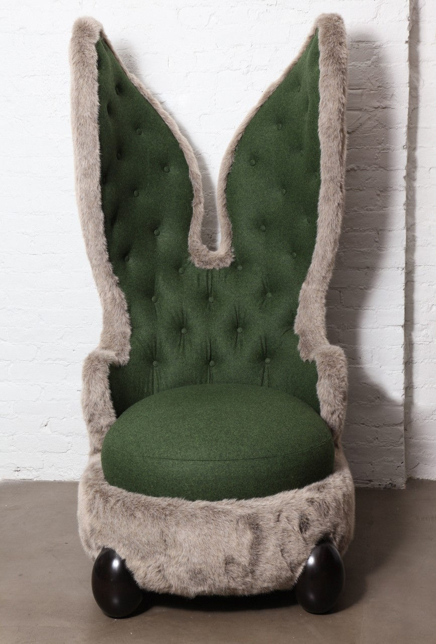 Hubert Le Gall, Lapin Calin High Back Chair, 2012