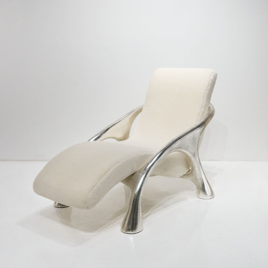 Saccomanno-Dayot, Yaka White Gold Lounge Chair, 2016