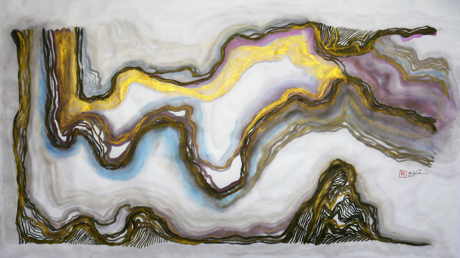 Victor Wong & A.I. Gemini 黃宏達、A.I. Gemini, The Fauvist Dreams of Gemini 03《Gemini的野獸派之夢 03》, 2020