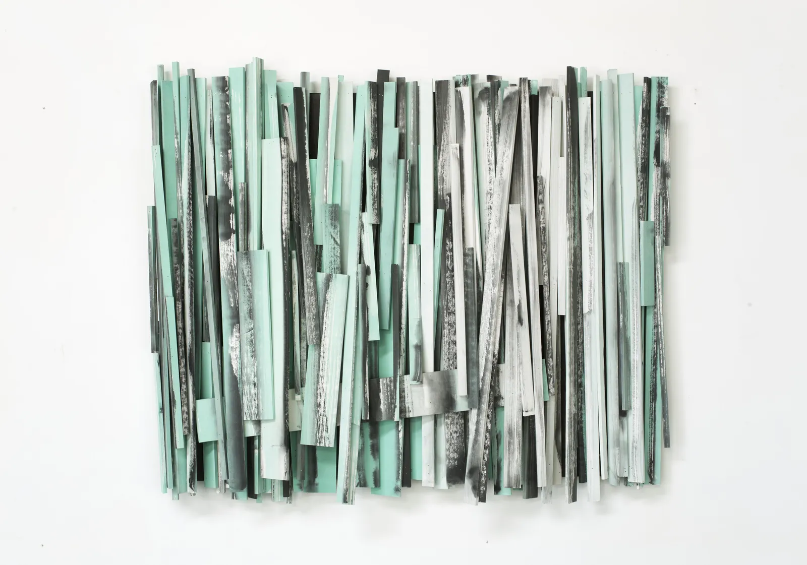 Yu Yang 于羊, Useless Brush & Ink - Stone Green No.3《筆墨無用 - 石綠 3》, 2016