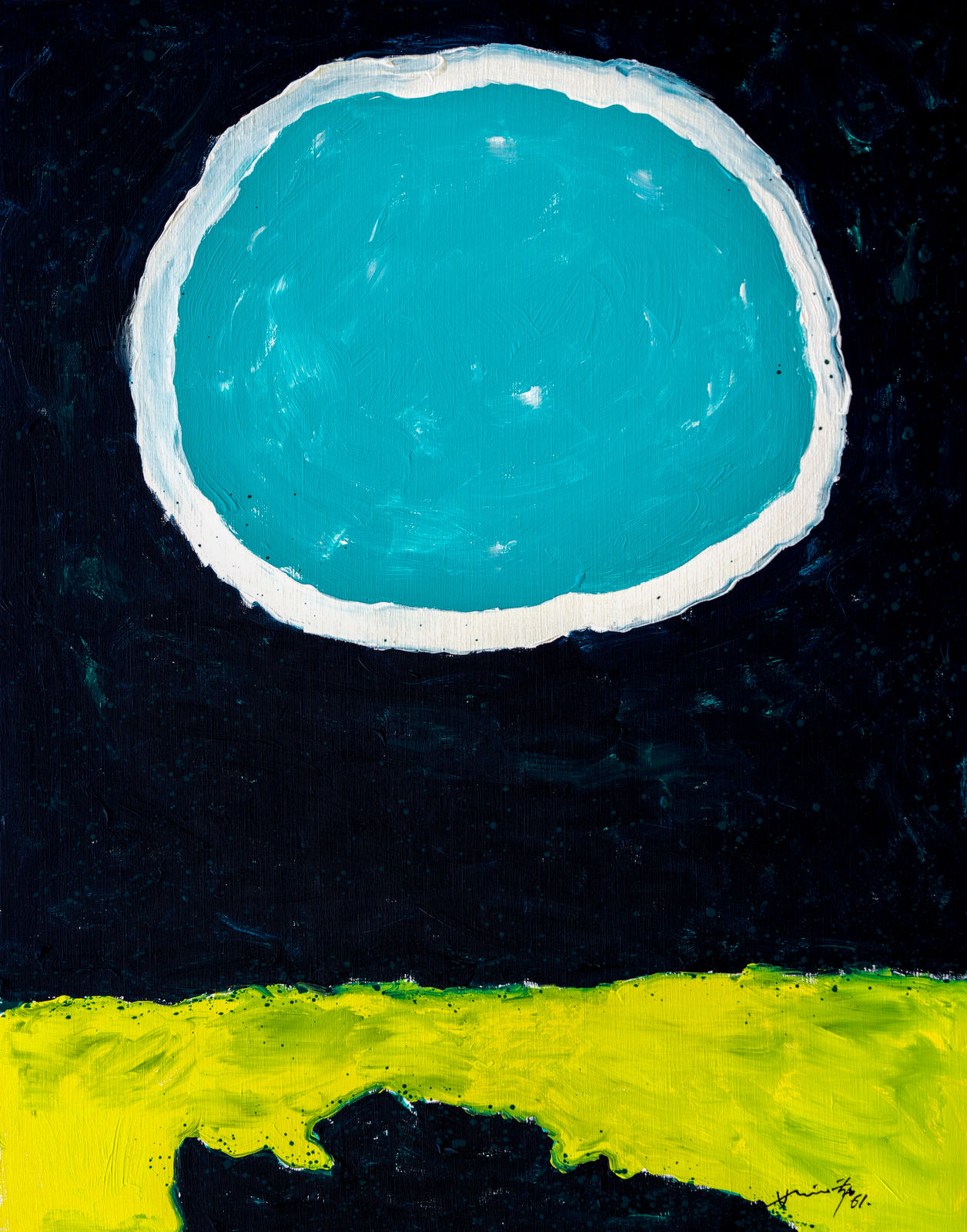 Hsiao Chin 蕭勤, Shadow of the Moon (L’ombra della Luna)《月影》, 1961