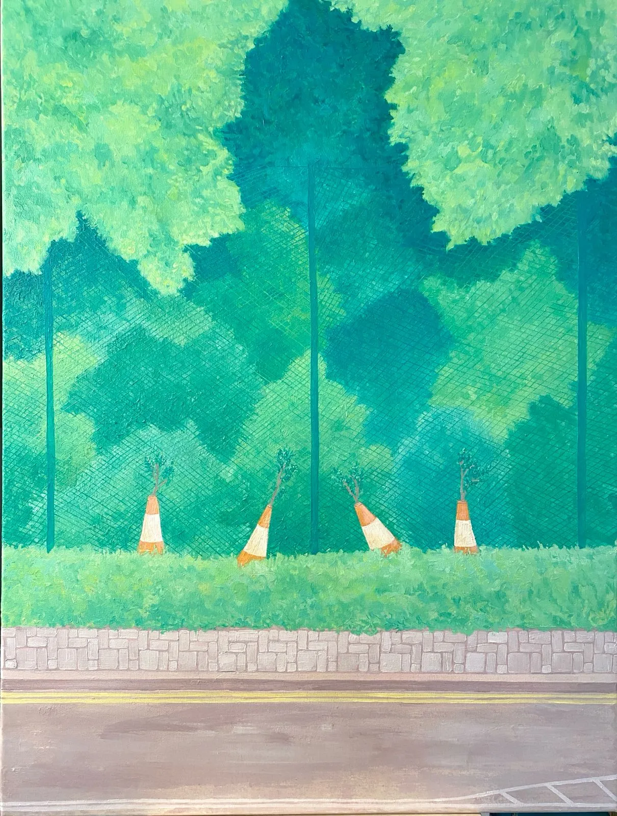 Gladys Ng 伍晴楓, Safety cone, 2024