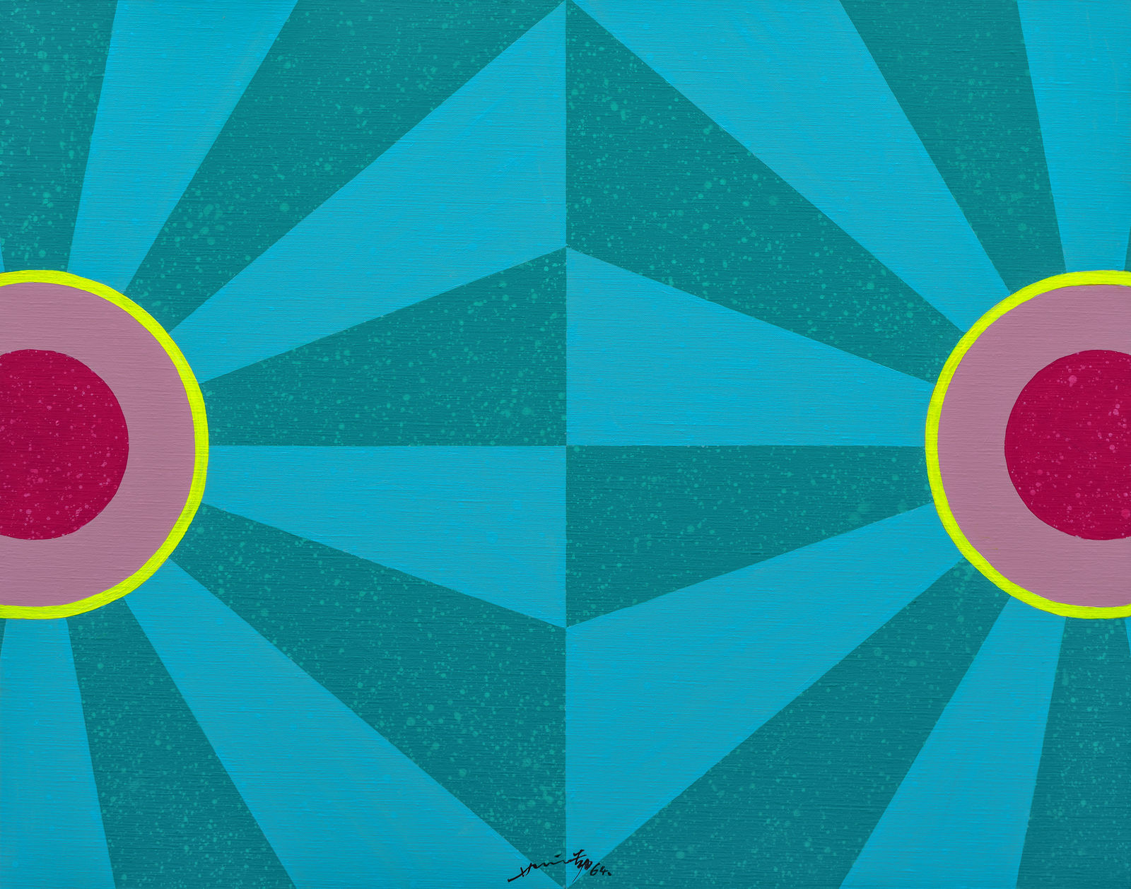 Hsiao Chin 蕭勤, La Luce della Riflessione《內省之光》, 1964