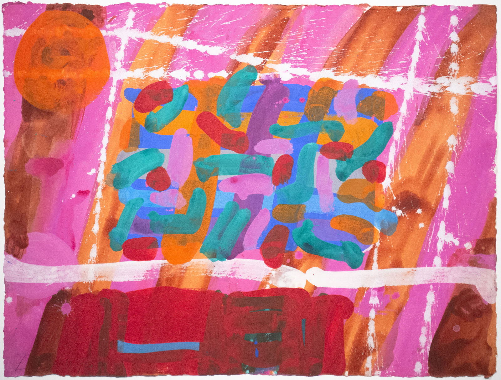 Albert Irvin 亞伯特·厄文, Ely Series II No.1, 1996