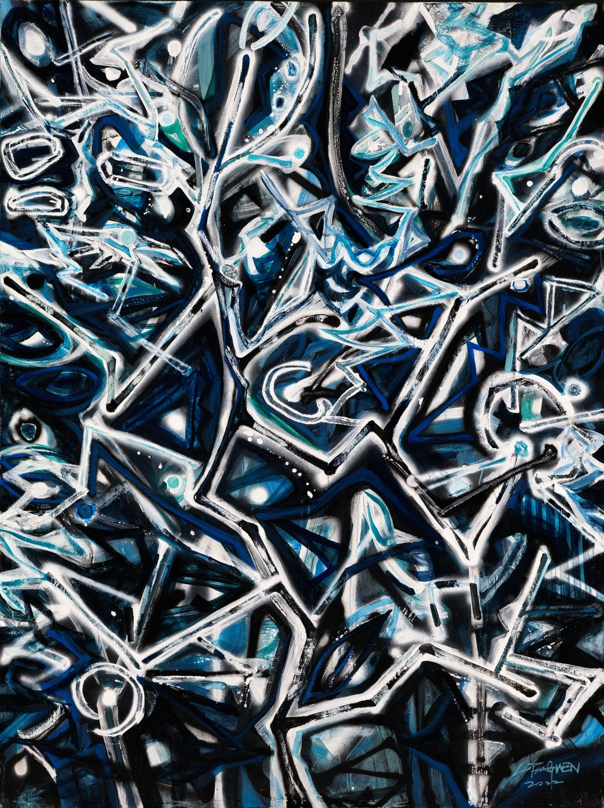 Liu Yangwen 劉養聞, Silver Flower, Blazing Tree-2《銀花火樹-2》, 2022