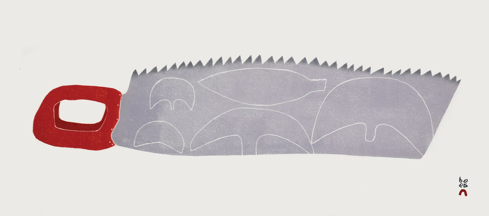 Shuvinai Ashoona, Sharper Than, 2024