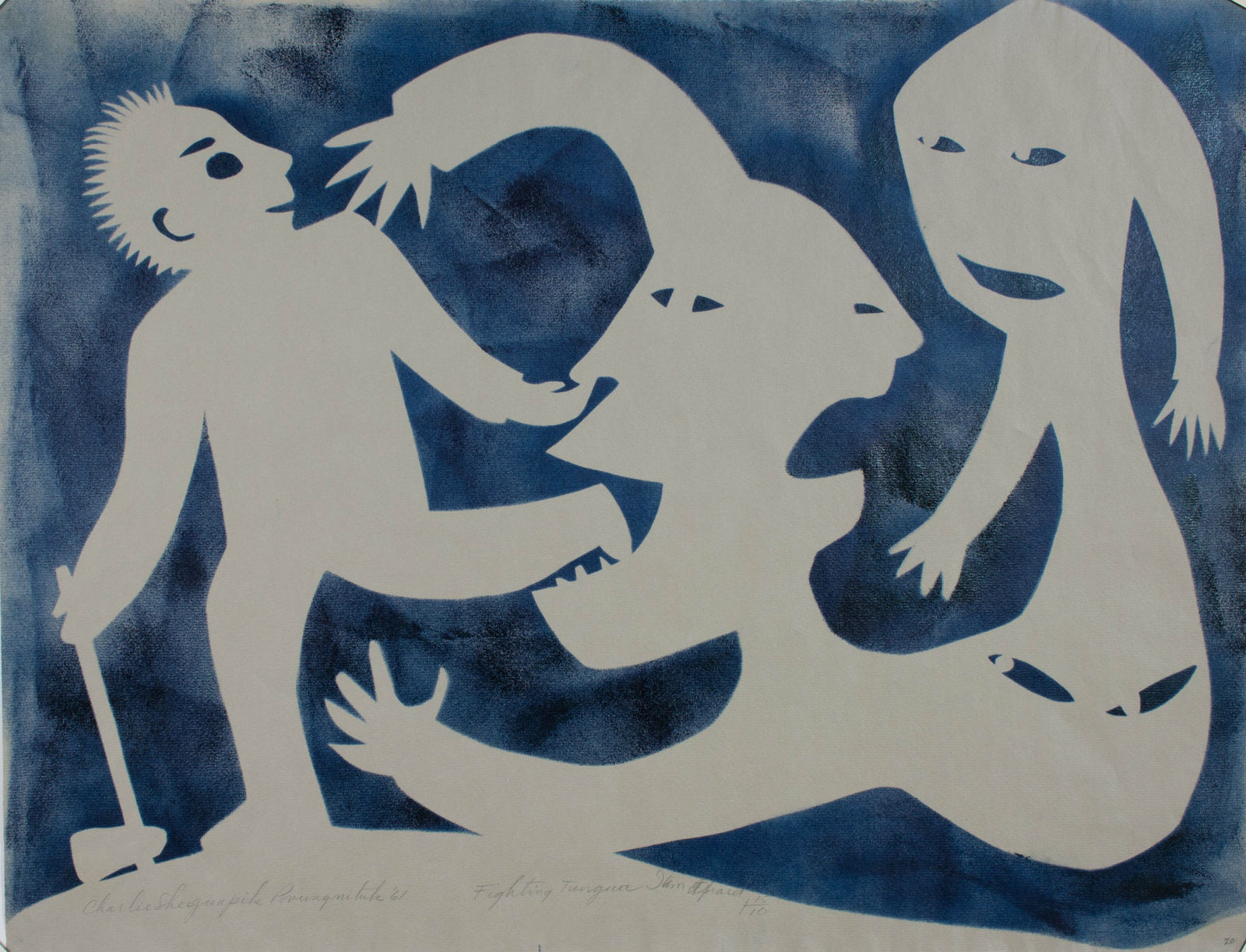 Charlie Sivuarapik, Afraid I Am Fighting A Tunguak, 1961