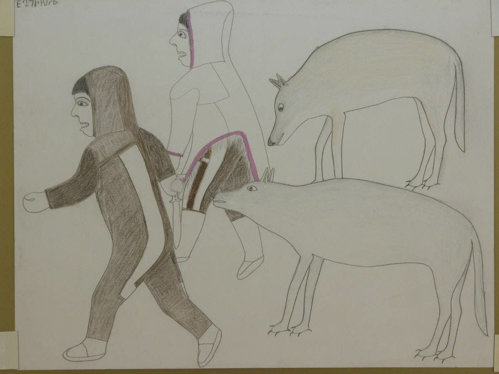 Janet Kigusiuq, Children & Dogs
