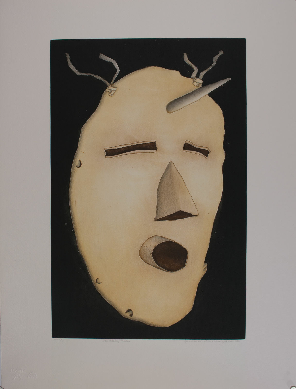 Germaine Arnaktauyok, Fertility Mask, 2001