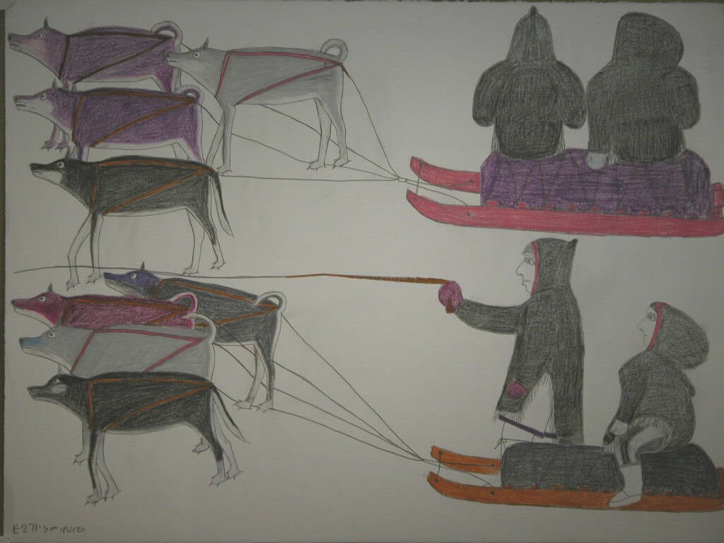 Janet Kigusiuq, Travel by Dogsled