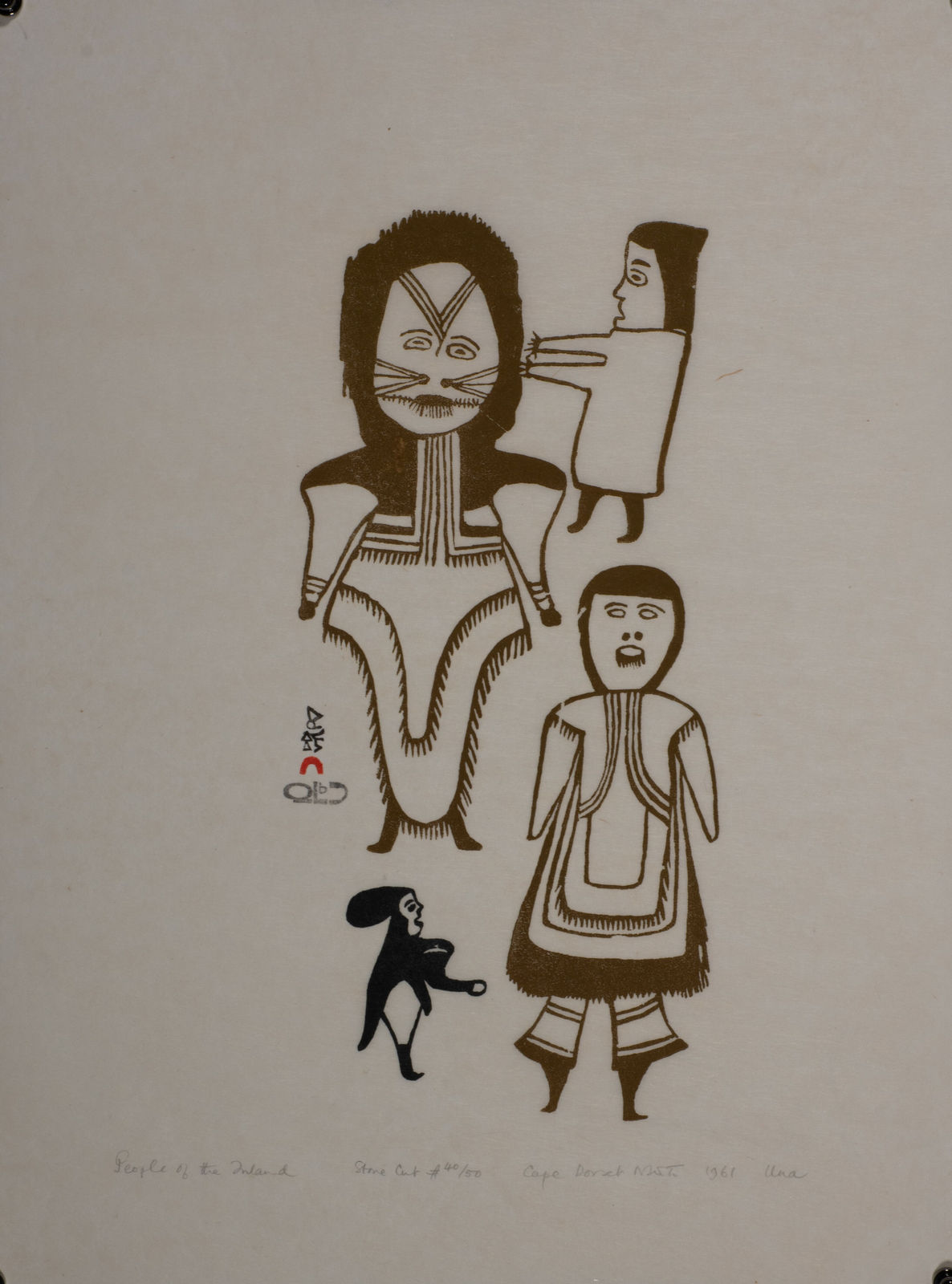 Jessie Oonark, People of the Inland, 1961