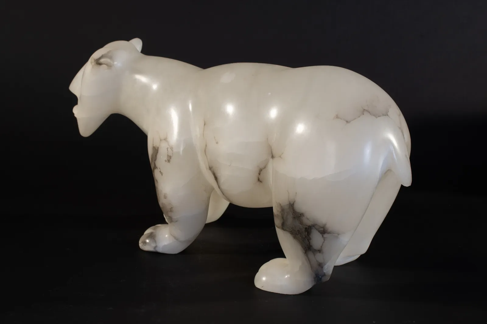 David Ruben Piqtoukun, Polar Bear Shaman / Transformation, 1995