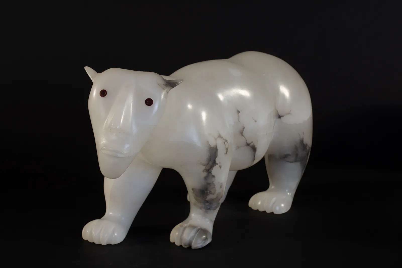 David Ruben Piqtoukun, Polar Bear Shaman / Transformation, 1995