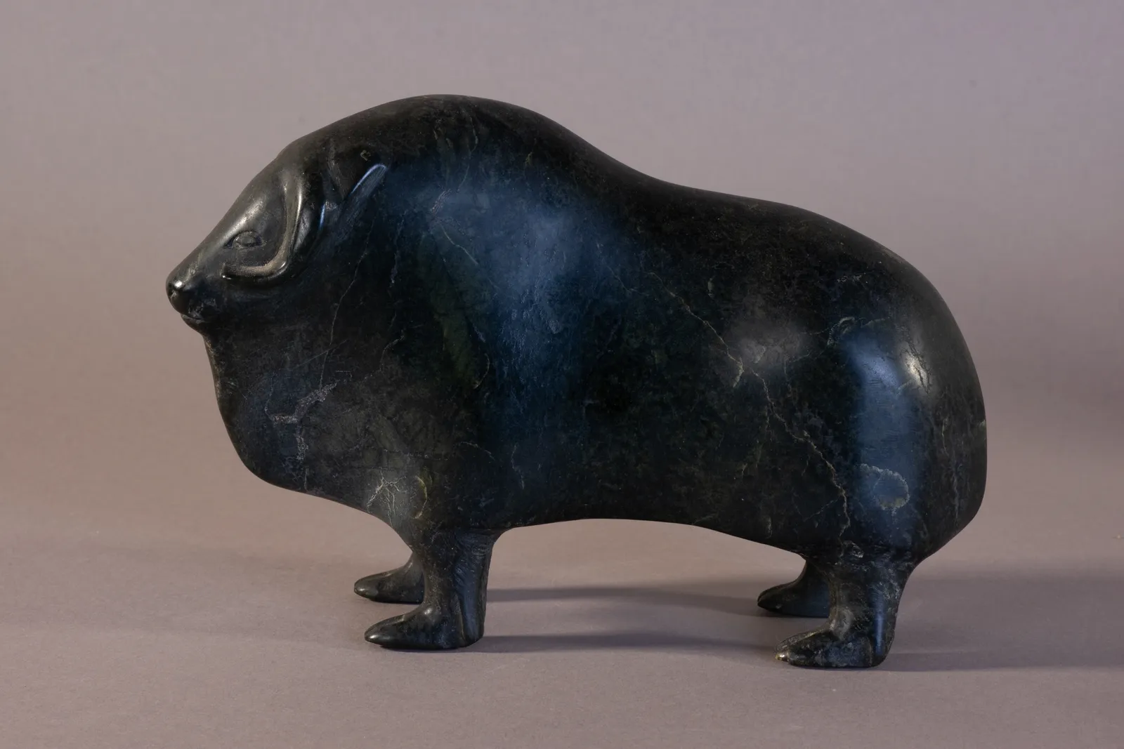 Paulassie Pootoogook, Muskox / boeuf musqué, ca. 1980