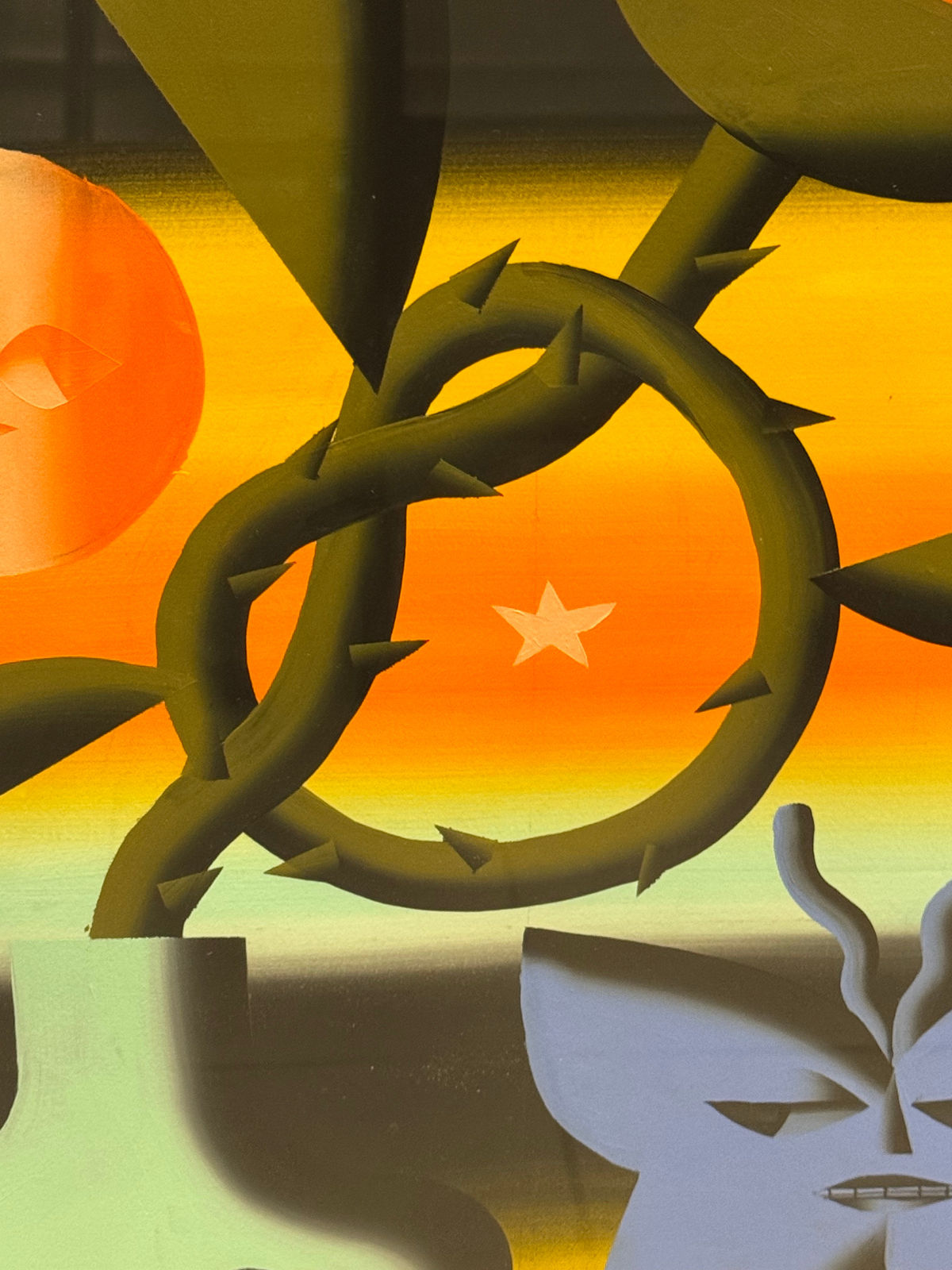 Rachel Hayden, Knotted Orange Rose, 2021