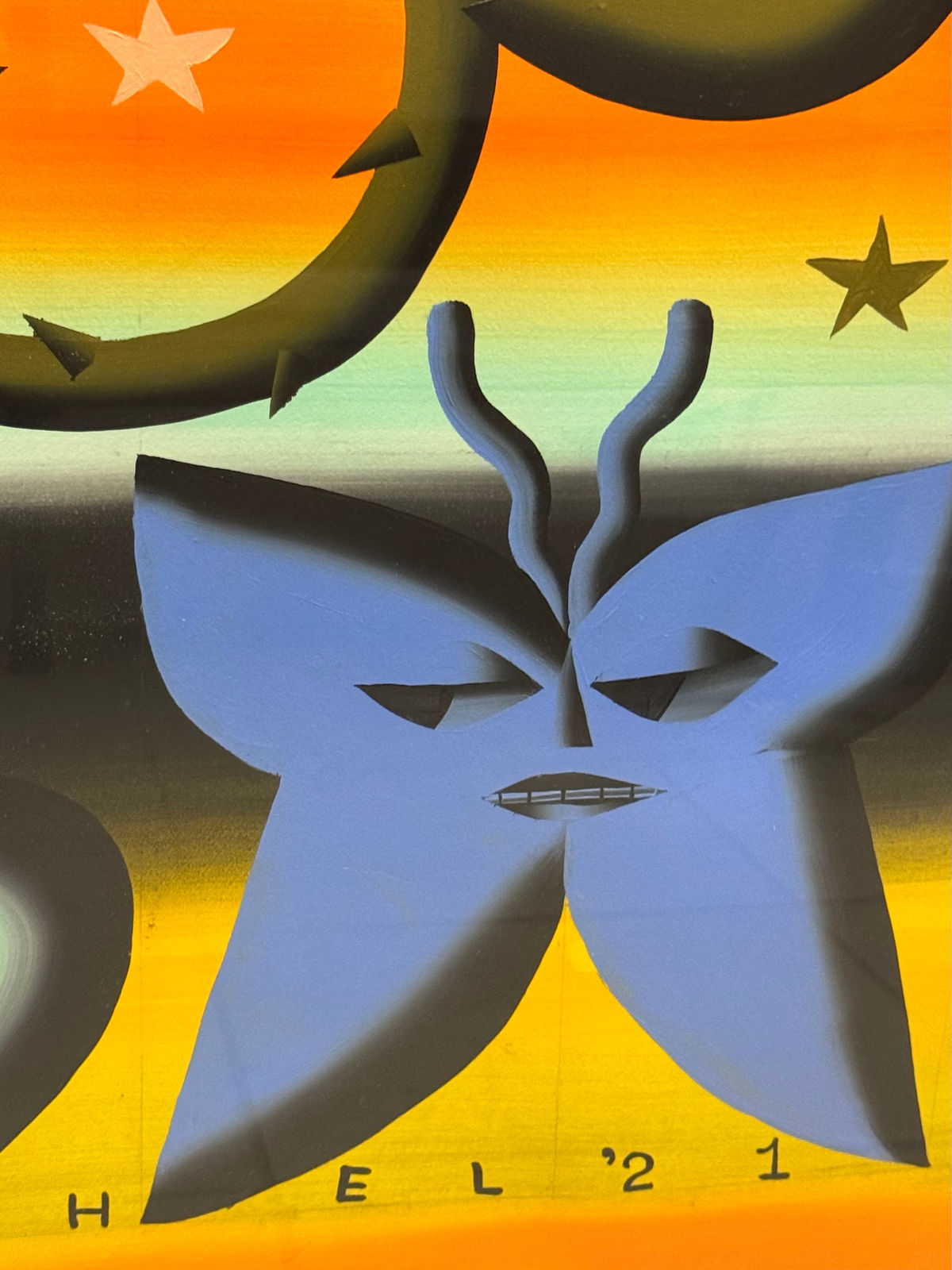 Rachel Hayden, Knotted Orange Rose, 2021