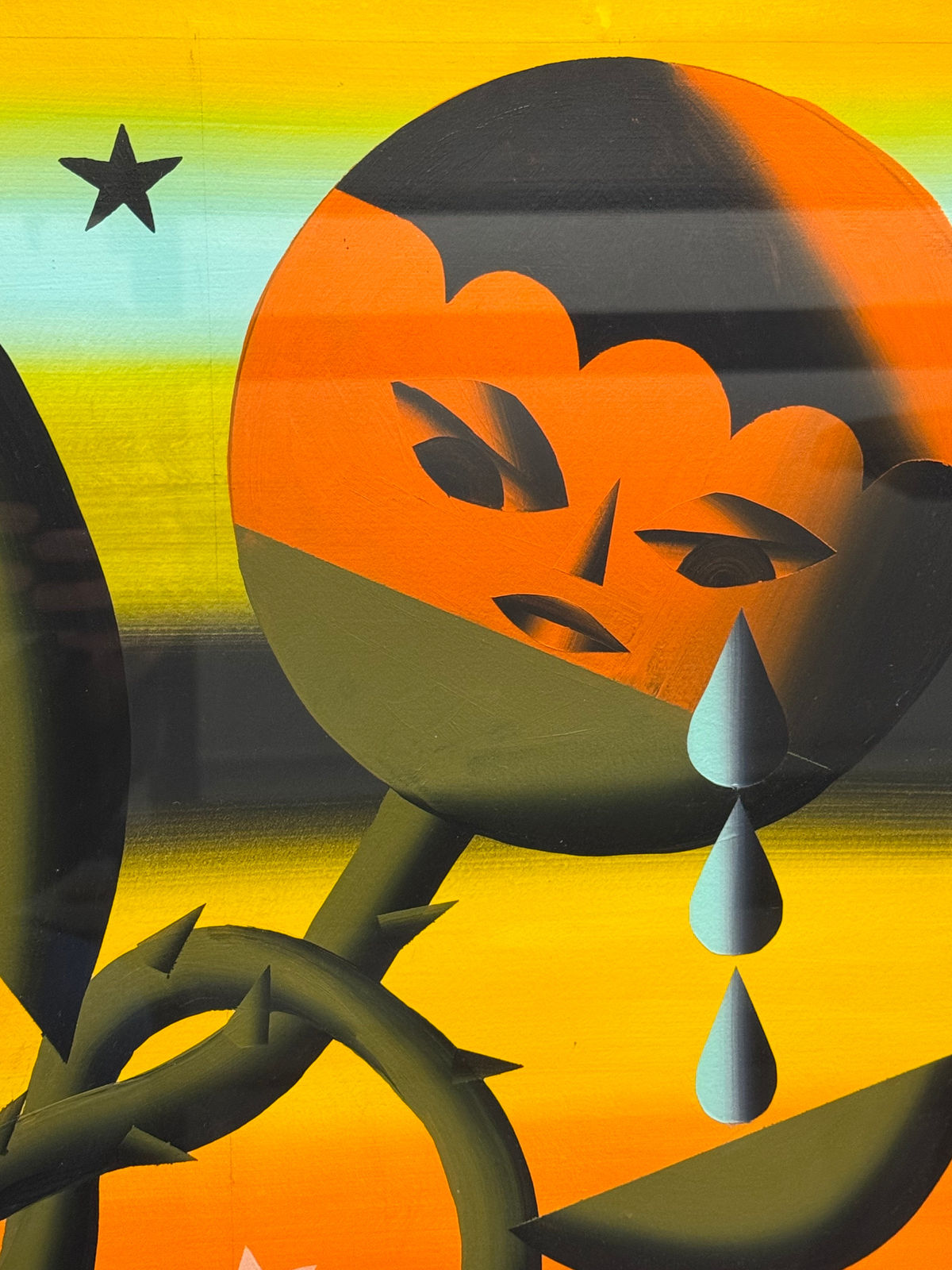 Rachel Hayden, Knotted Orange Rose, 2021