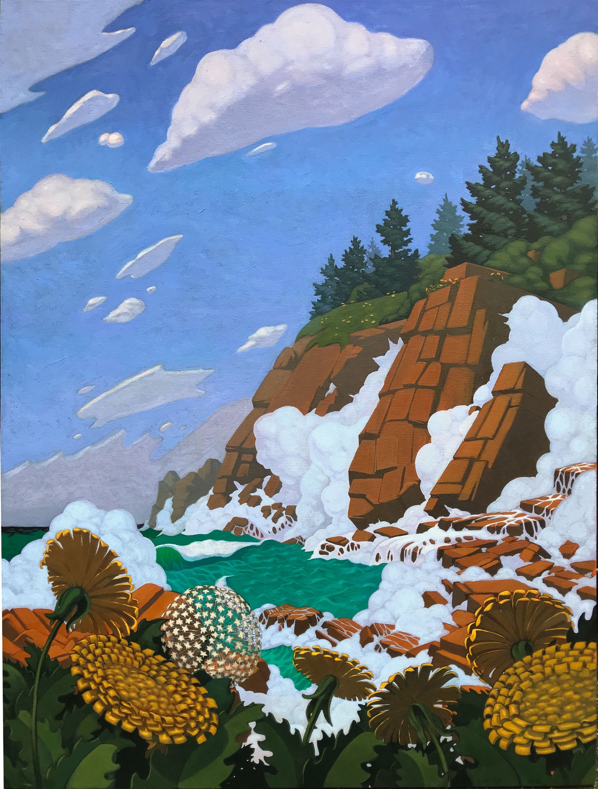 Nathaniel Meyer, Living Cliffs , 2021