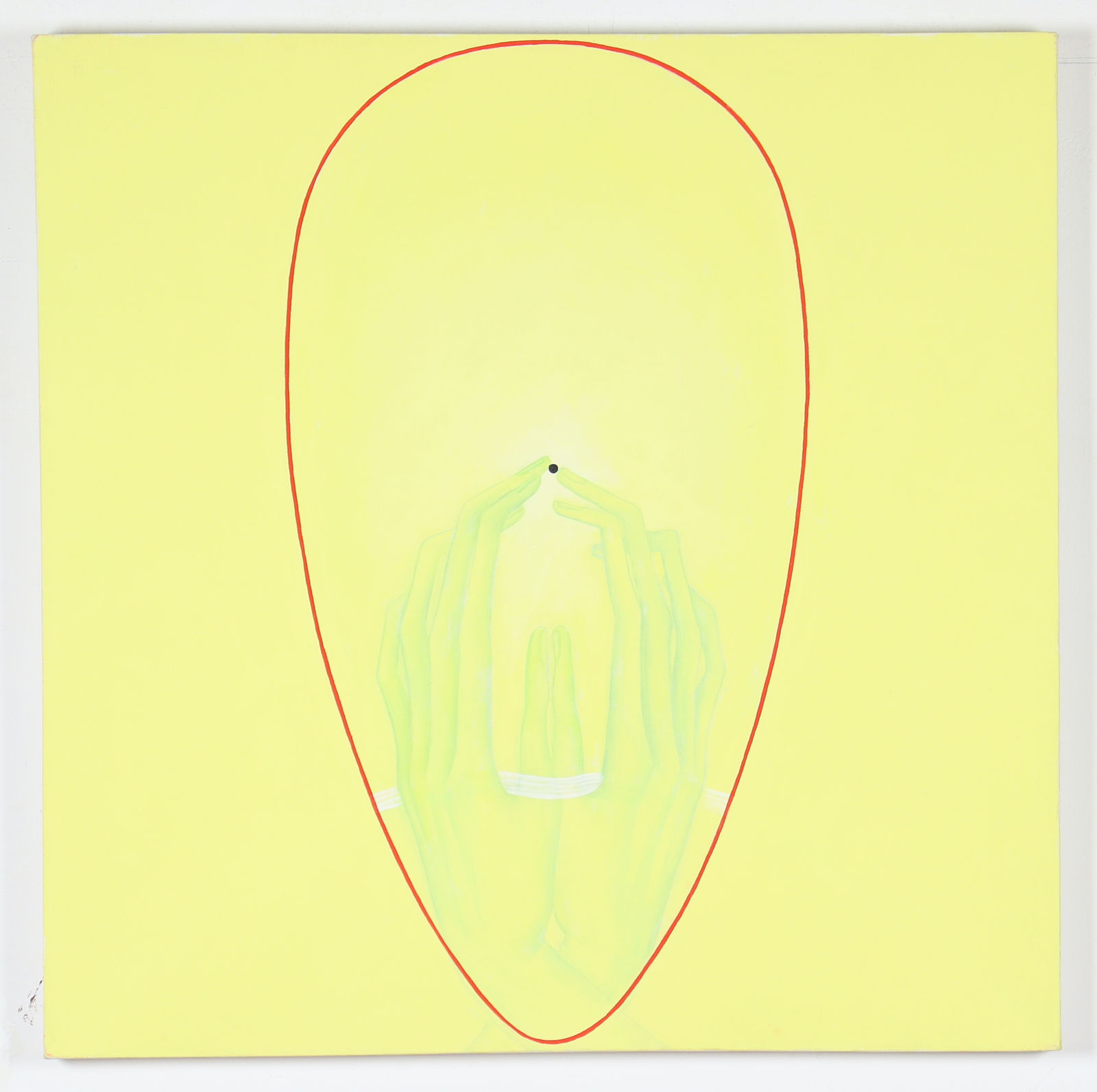 Audra Skuodas, Untitled (yellow hands), c. 1990