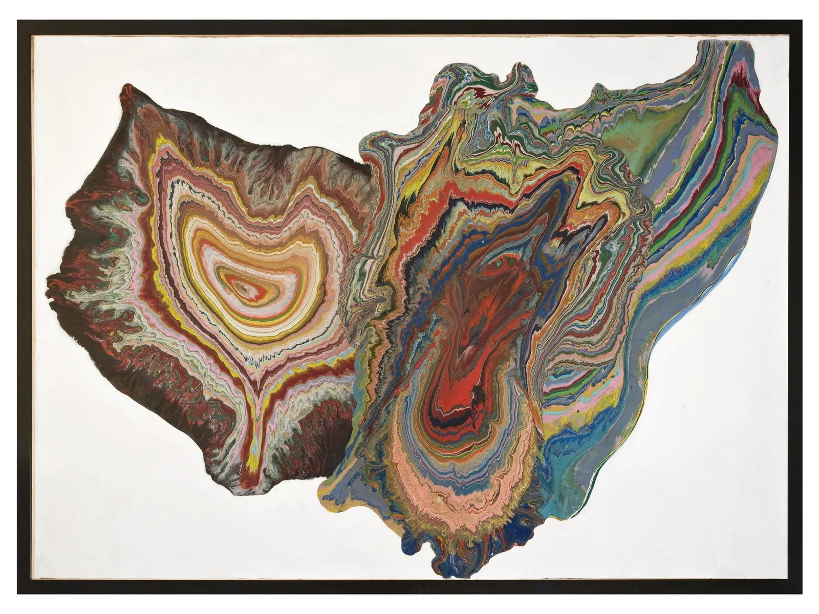 Shozo Shimamoto, White whirpool, 1965